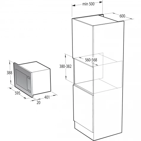 ������������ ������������� ���� Gorenje BM251SG2BG