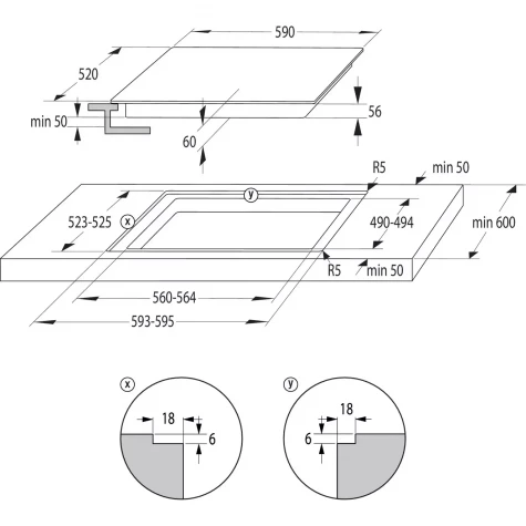 ������������ �������� ������ Gorenje GI6401BSCE