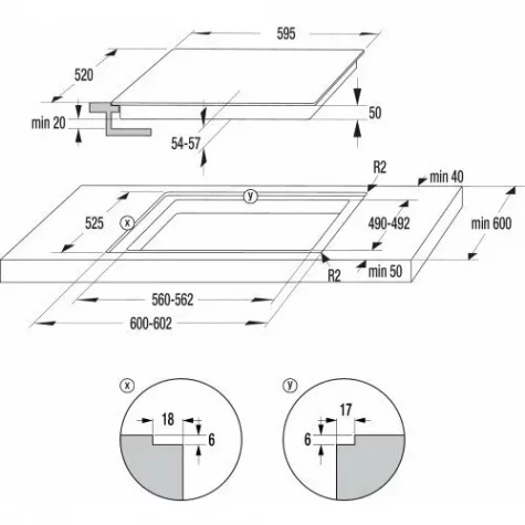 ������������� �������� ������ Gorenje ECT643WCSC