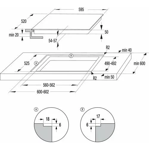 ������������� �������� ������ Gorenje ECT643WCSC