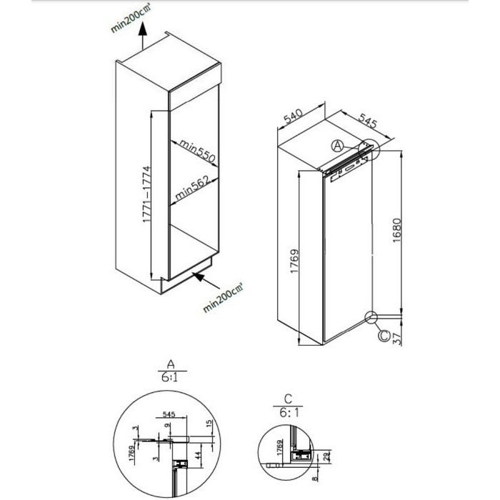 ������������ ����������� Maunfeld MBFR177NFW