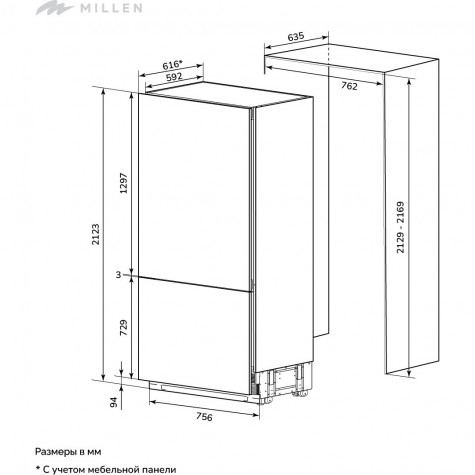 ������������ ����������� MILLEN MBI453MaxPro