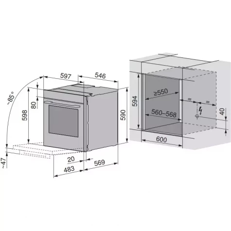 ������� ���� V-ZUG CombairSteamer V6000 60 CS6T-23049 �������