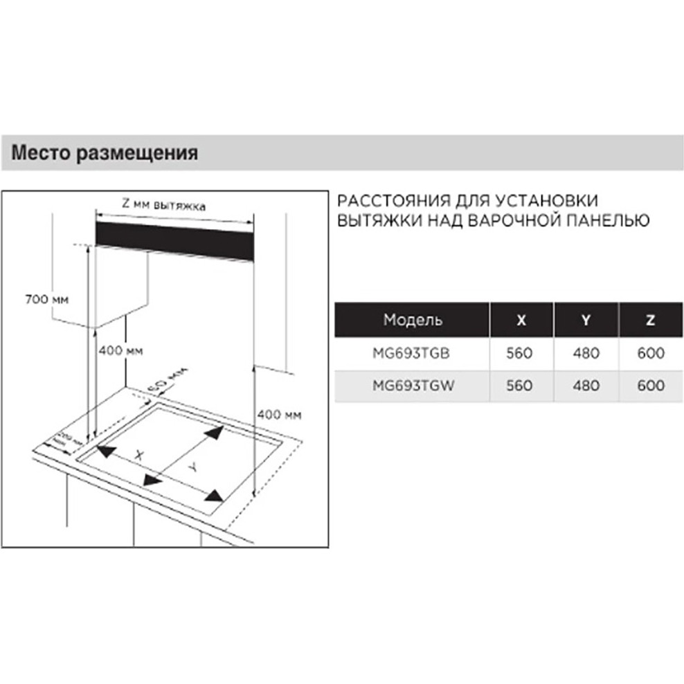 ������� �������� ������ Midea MG693TGB