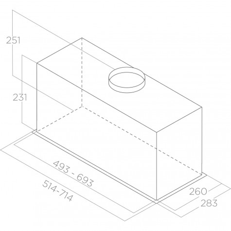 ������� Elica FOLD BL MAT/A/72