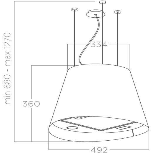 ������� Elica JUNO URBAN ZINC/F/50