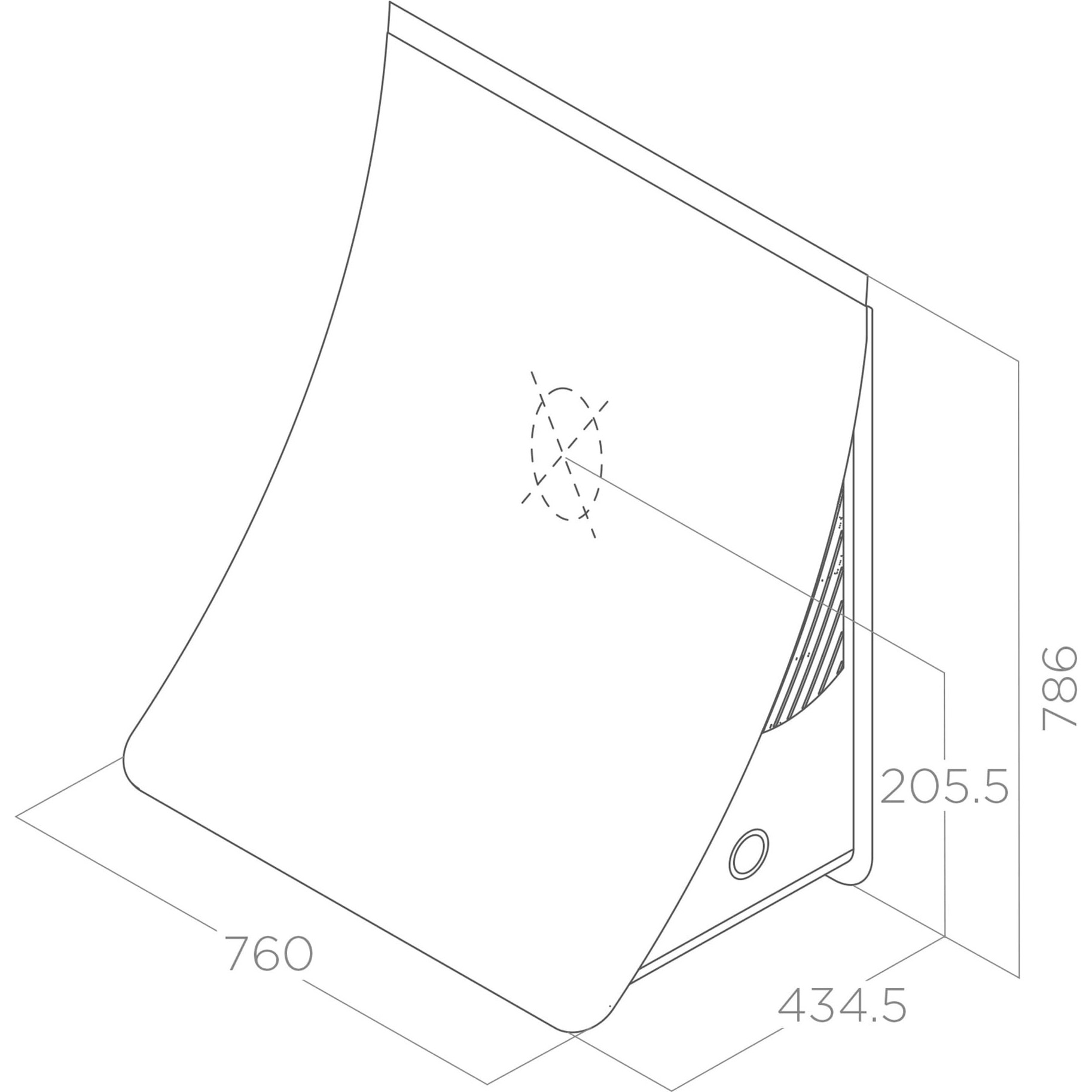 ��������� ������� Elica NUAGE DRYWALL/F/75
