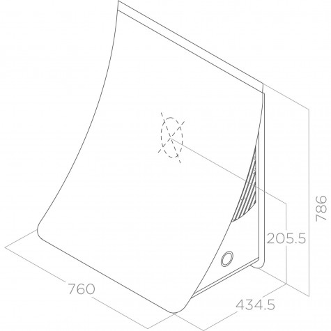 ��������� ������� Elica NUAGE PAINTABLE/F/75