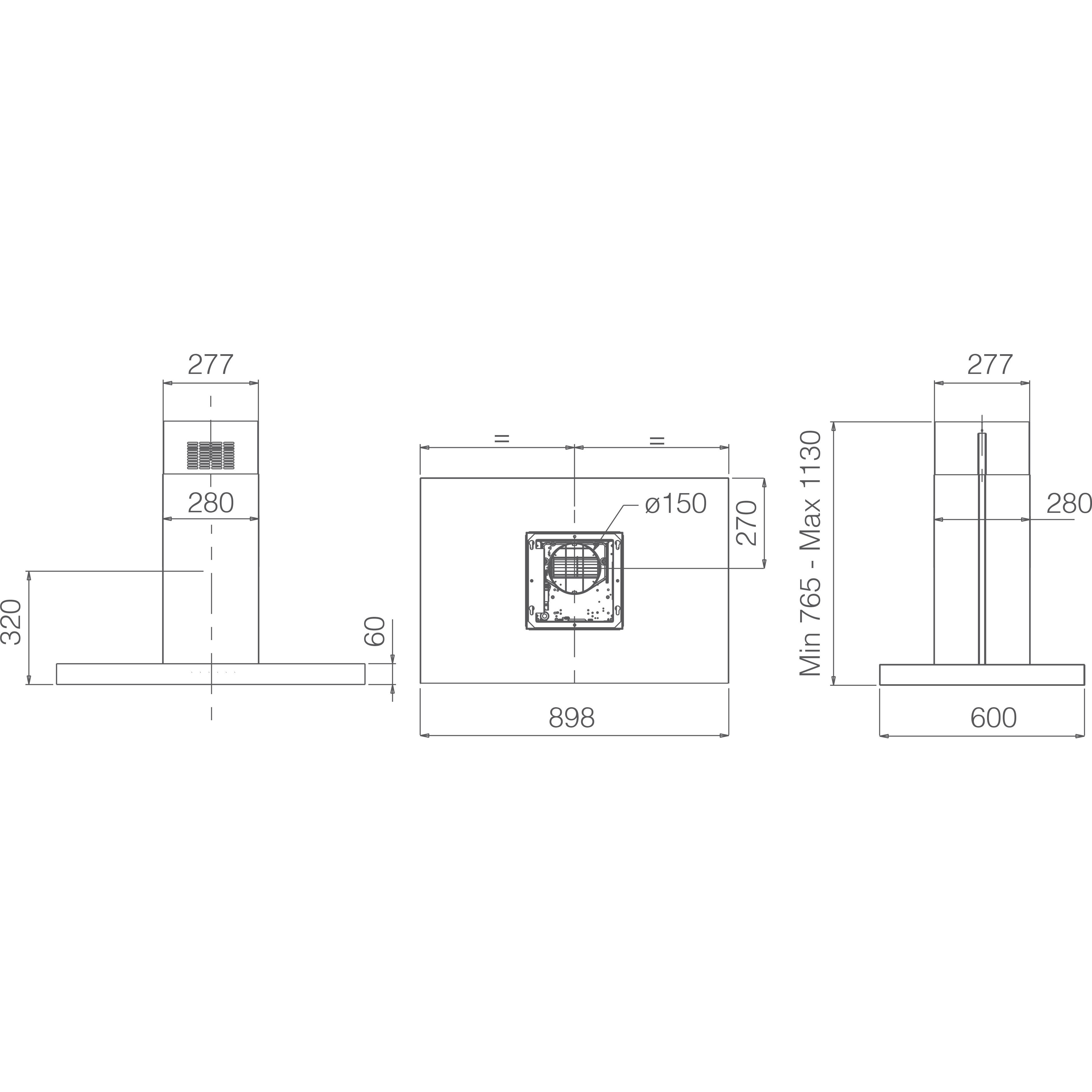 ��������� ������� Elica SPOT PLUS ISLAND IX/A/90