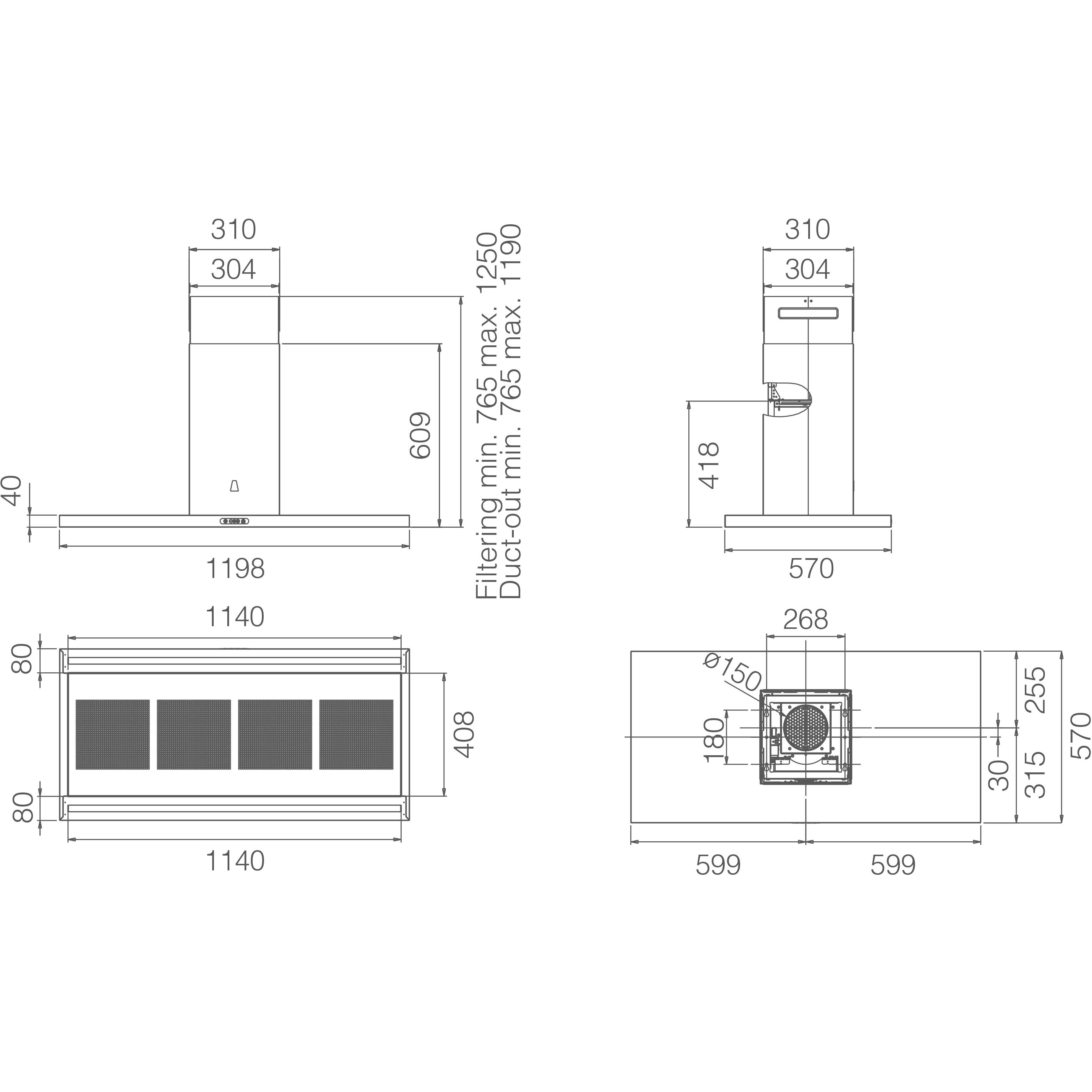 ��������� ������� Elica THIN ISLAND IX/A/120