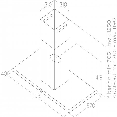 ��������� ������� Elica THIN ISLAND IX/A/120