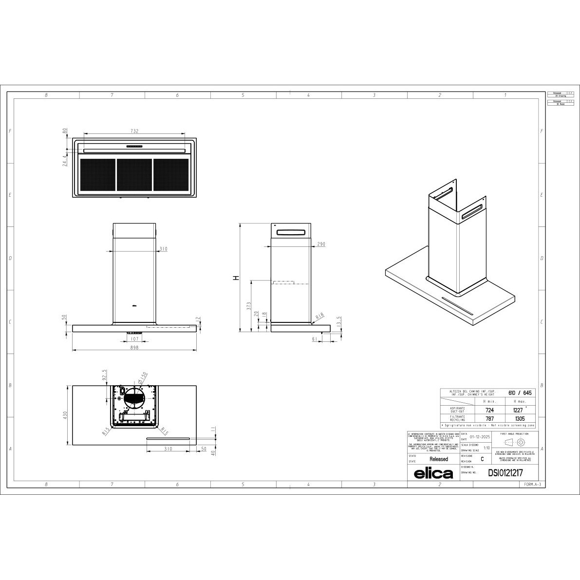 ��������� ������� Elica BIO WH/A 90 ROVERE