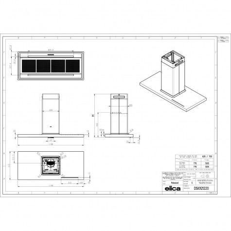 ��������� ������� Elica BIO ISLAND WH/A/120X53 ROVERE