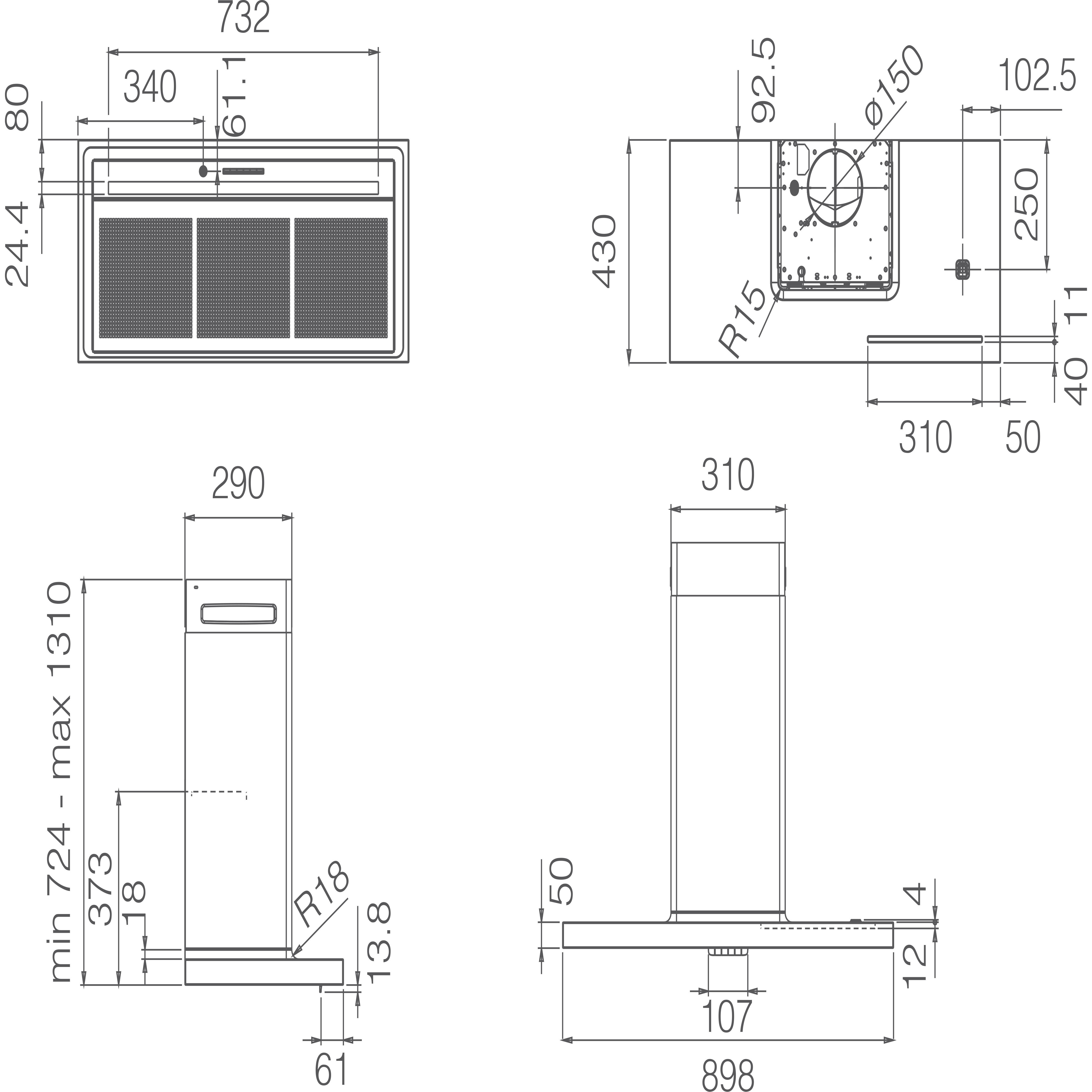 ��������� ������� Elica BIO BLRO/A 90 ROVERE