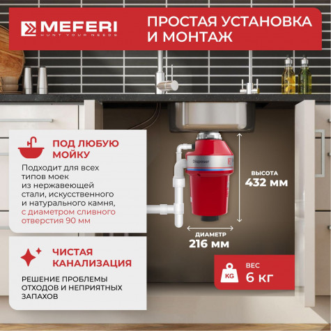 ������������ ������� ������� Meferi MFD750 PUSH ULTRA � ������������� � ���������