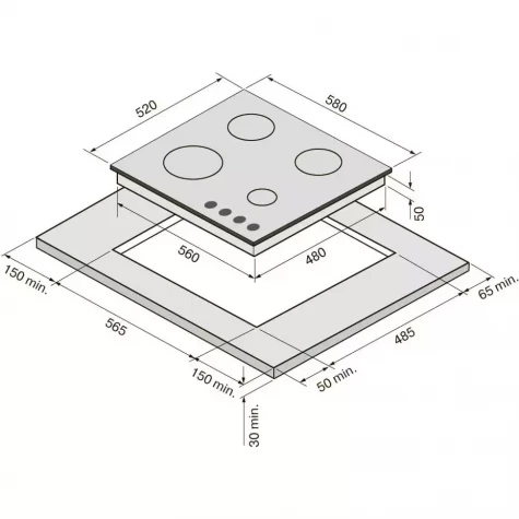 ������� �������� ������ Krona NEBEL 60 WH W