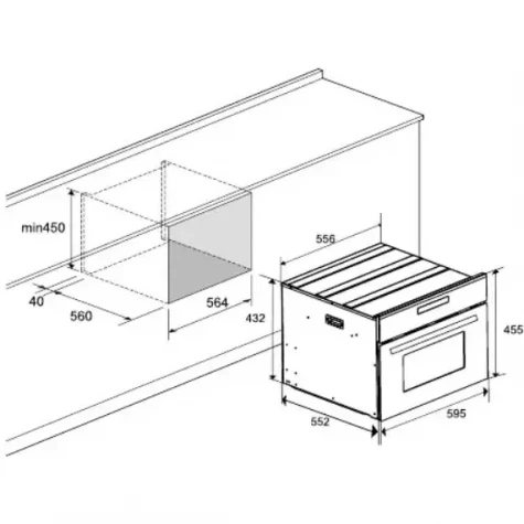 ������������� ������� ���� Meferi MEO609BK MICROWAVE