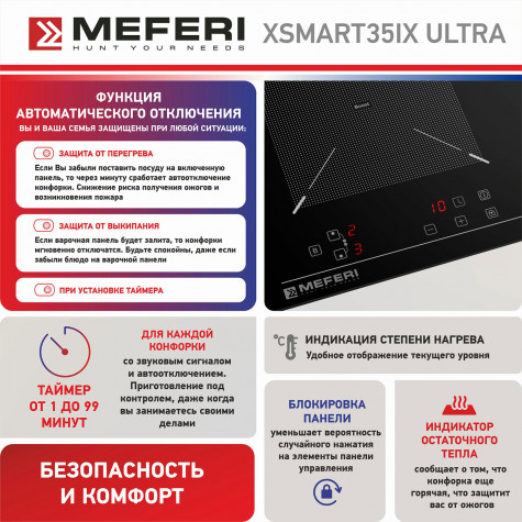 ������������ �������� ������ �� ���������� �������� Meferi XSMART35IX ULTRA