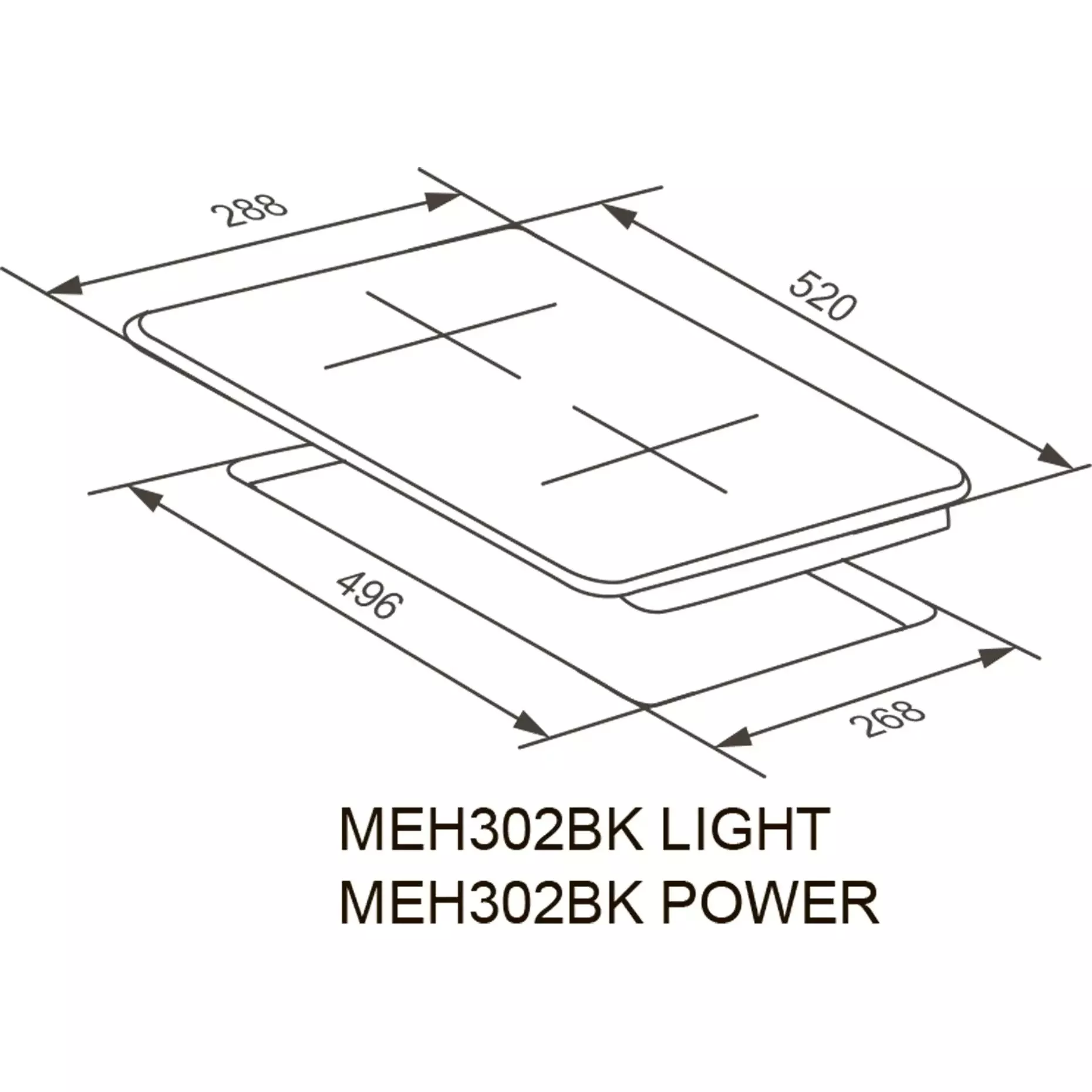 ������������� �������� ������ Meferi MEH302BK POWER