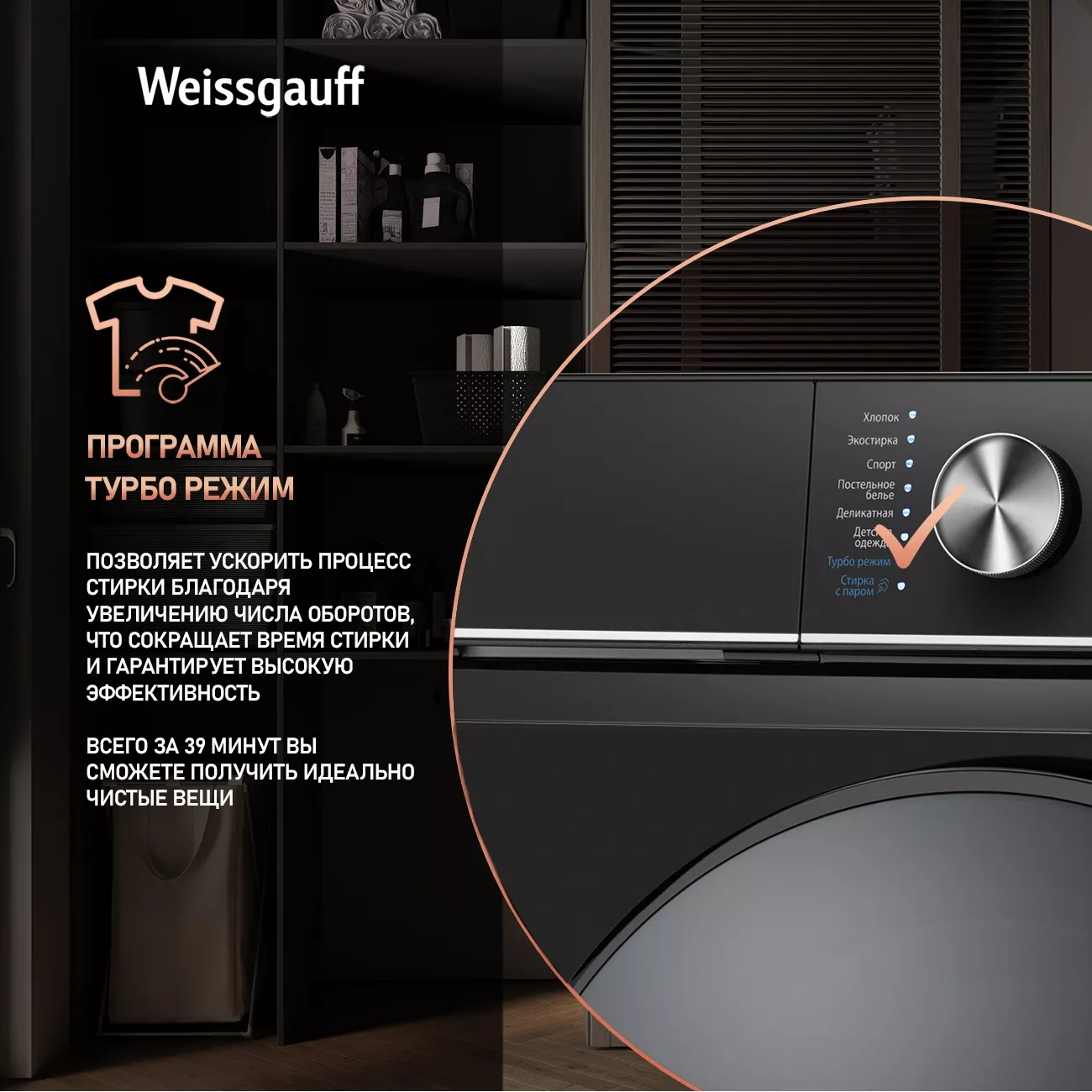 ���������� ������ Weissgauff WM 4106 D Edition �����: A+++ ����.����������� ����.:6�� ������ ��������
