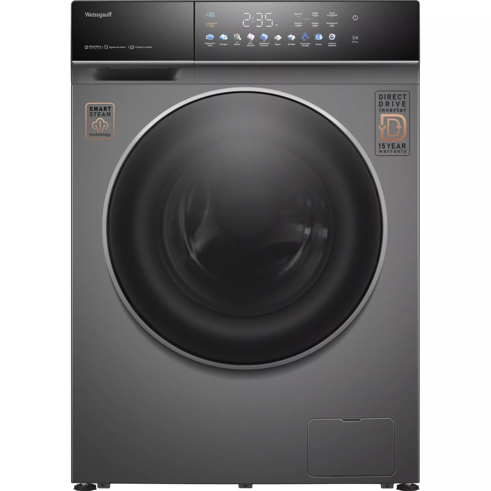 ���������� ������ � ������ Weissgauff WMD 62210 Direct Drive Touch Inverter Steam