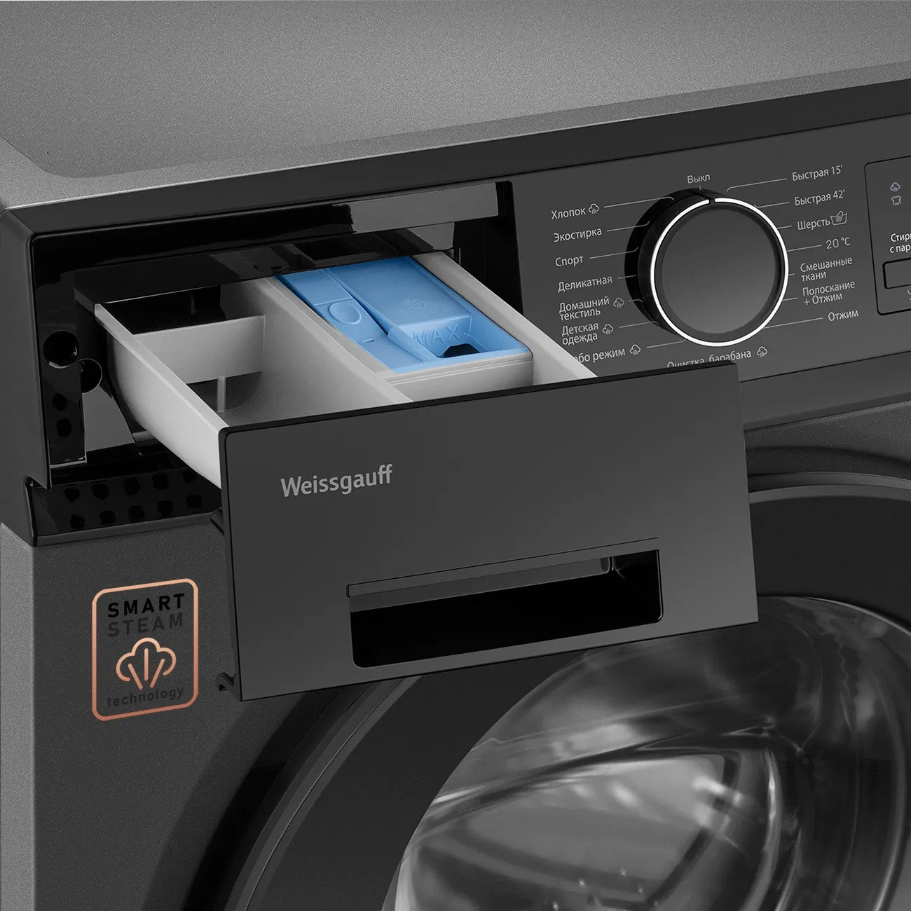 ���������� ������ Weissgauff WM 601411 Inverter Steam Grey