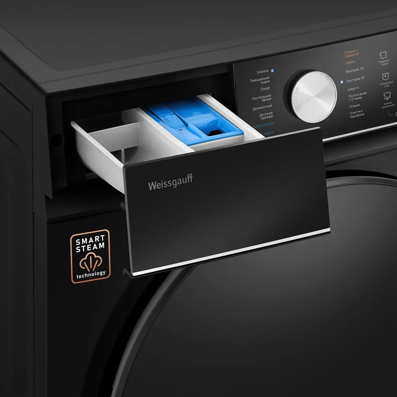���������� ������ Weissgauff WMD 61211 D Inverter Steam Matt Black