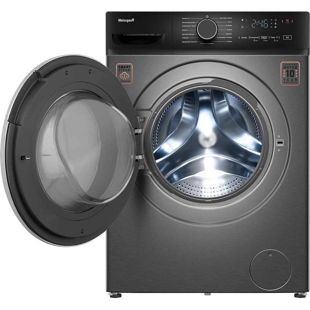 ���������� ������ Weissgauff WMD 4828 Inverter Steam Grey