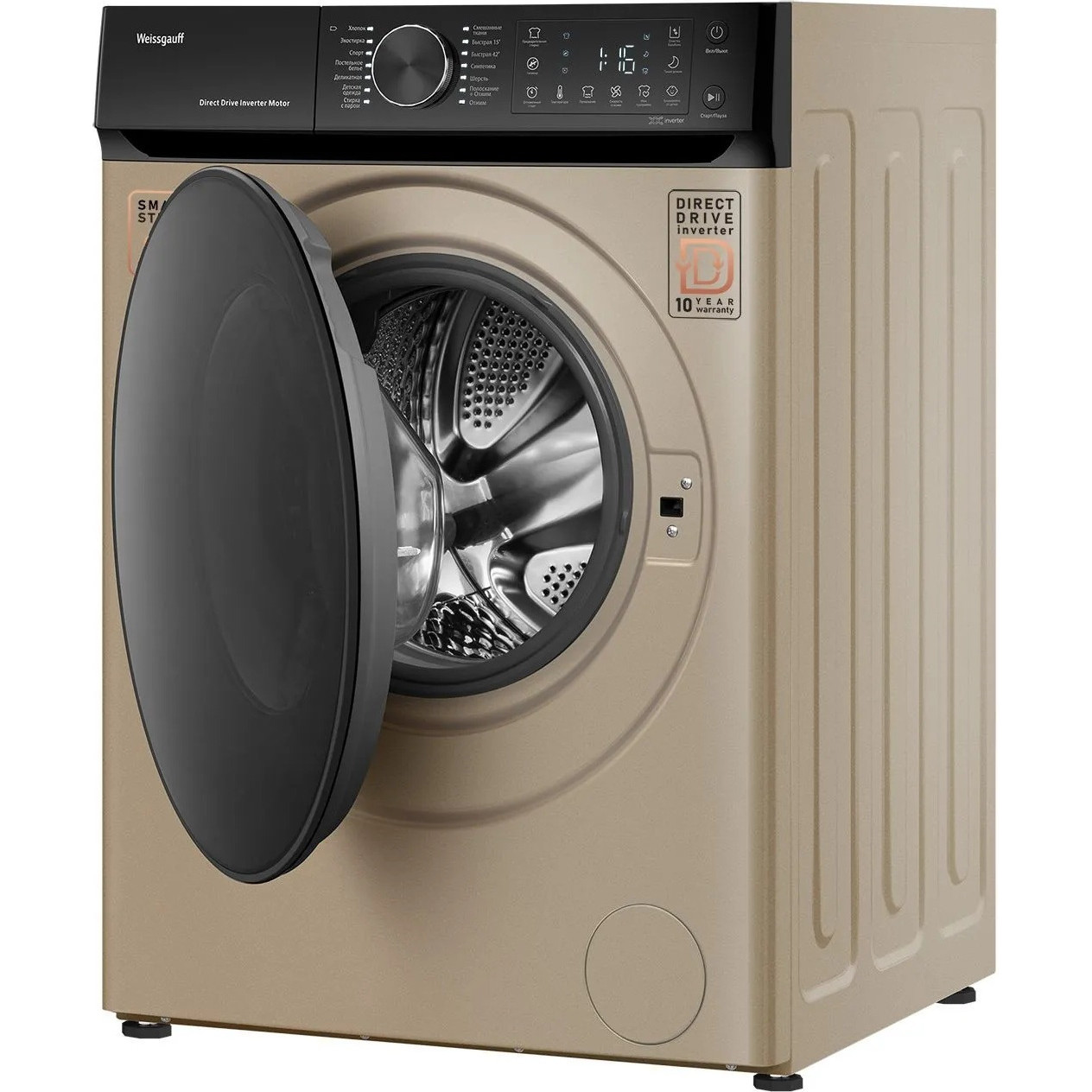���������� ������ Weissgauff WM 59411 Direct Drive Inverter Steam Champagne