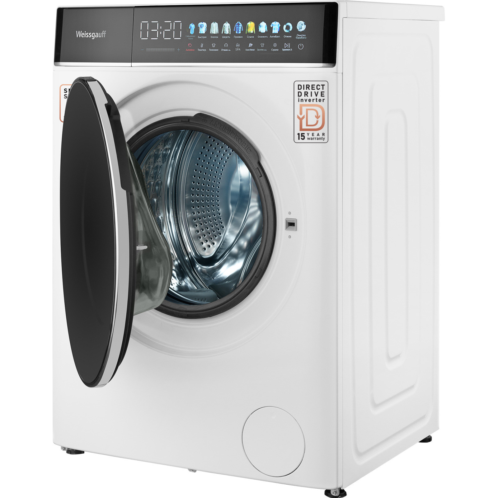 ���������� ������ � ������ Weissgauff WMD 58411 Direct Drive Inverter Premium Steam