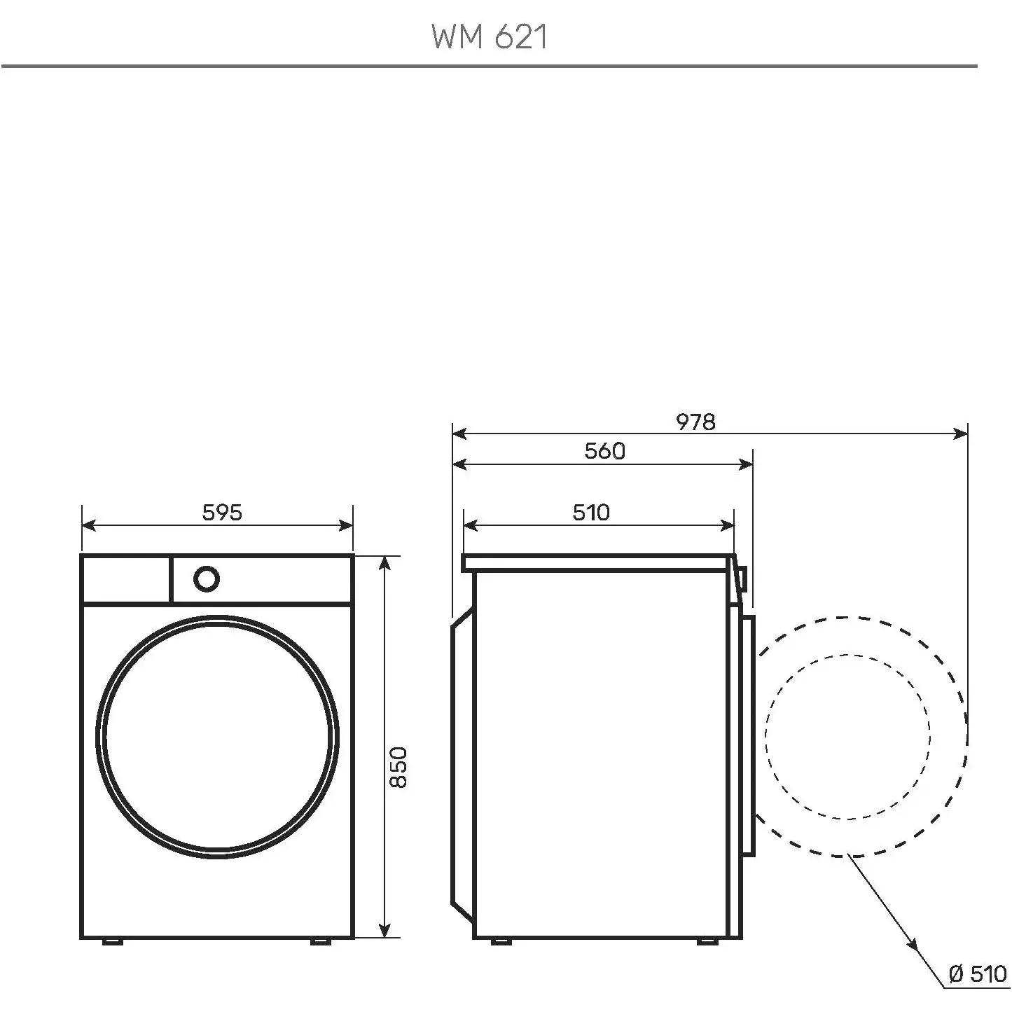 Стиральная машина Kuppersberg WM 621 WB