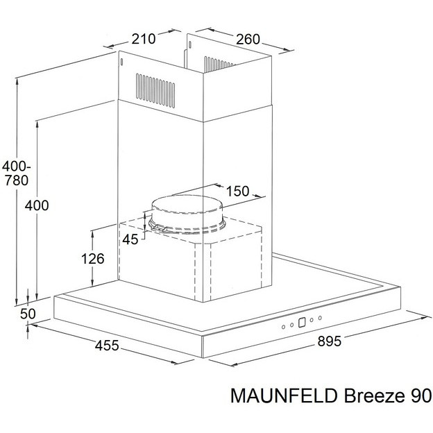 ���������� ������� Maunfeld Breeze 90 ����������� �����