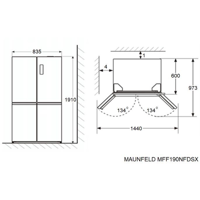 ������������� ����������� Maunfeld MFF190NFDBG 