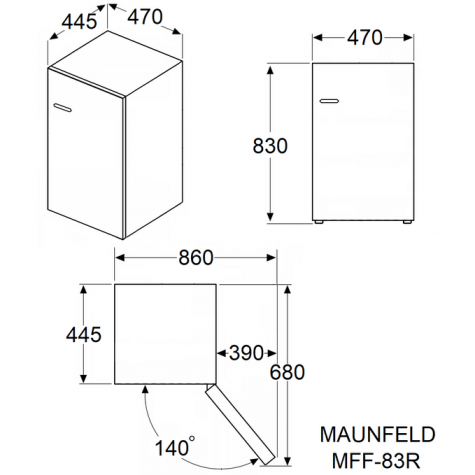 ������������ ����������� Maunfeld MFF83RR