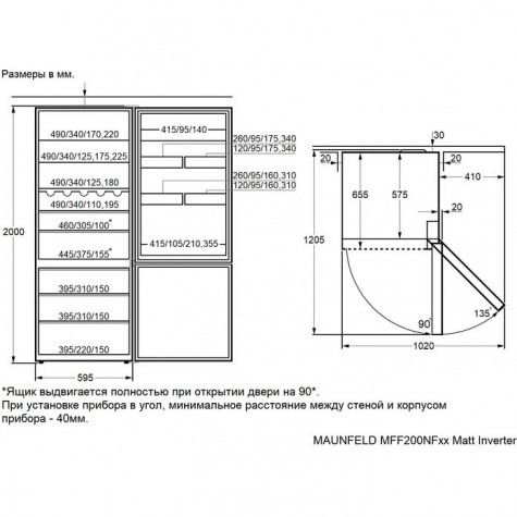 ����������� Maunfeld MFF200NFGN Matt Inverter