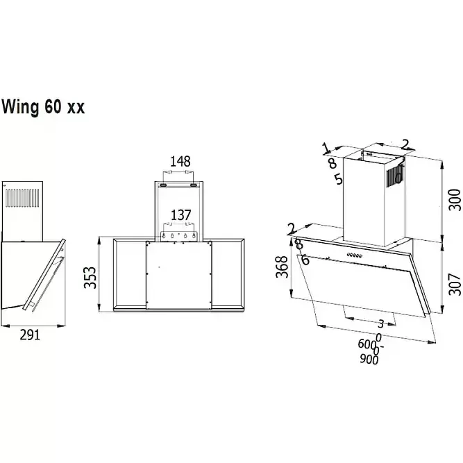 ������� Evelux Wing 60 BG