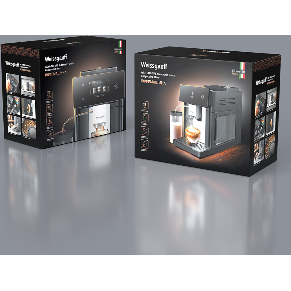 ���������� Weissgauff WCM-340 TFT Automatic Touch Cappuccino Nero