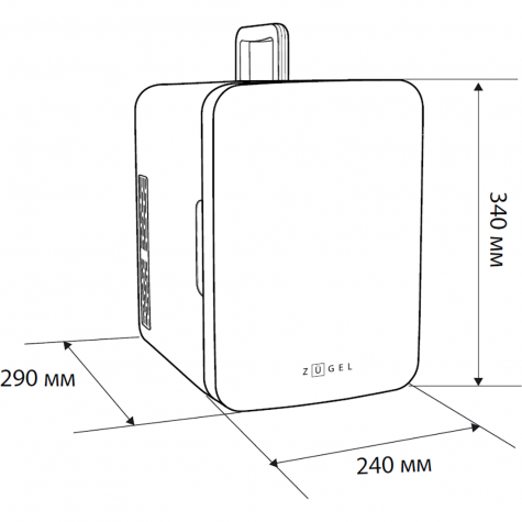����������� ��� ��������� Zugel ZCR-003W, �����