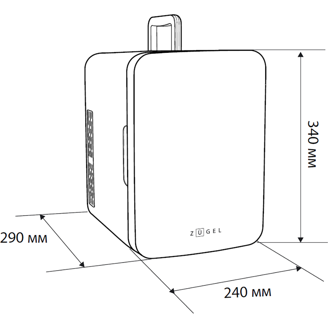 ����������� ��� ��������� Zugel ZCR-003W, �����