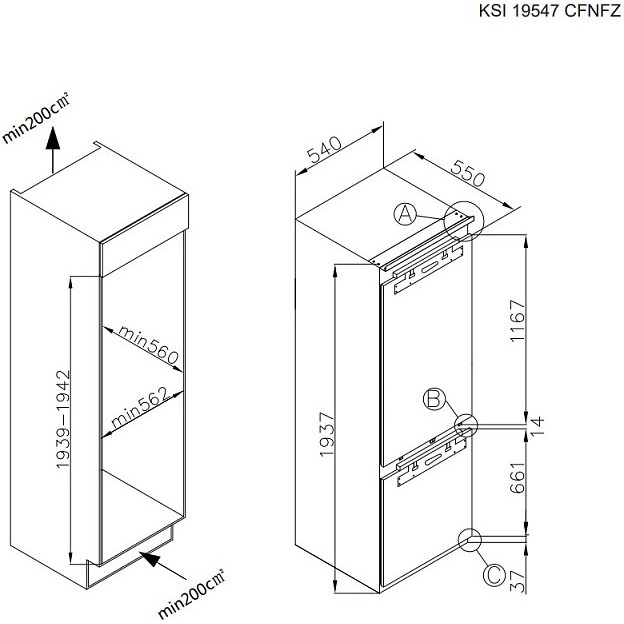 ������������ ����������� Korting KSI 19547 CFNFZ