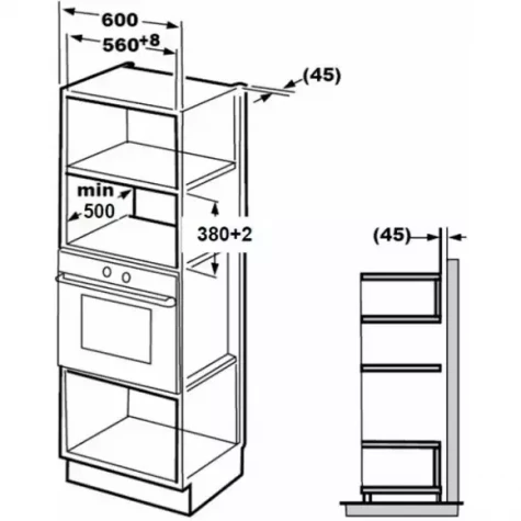 ������������ ������������� ���� Midea AG820BJU-SS