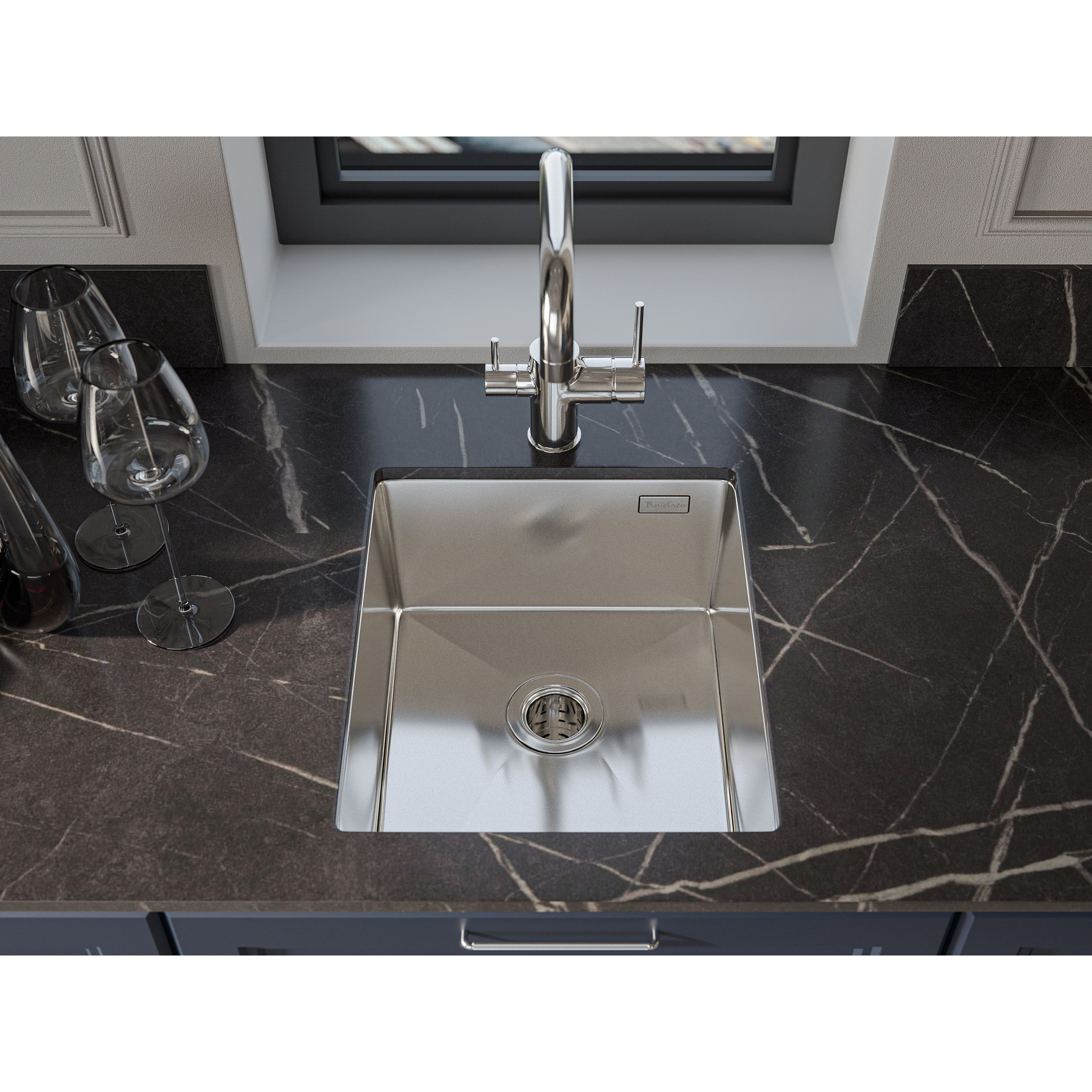 Мойка Rivelato RINOX 3844 UN