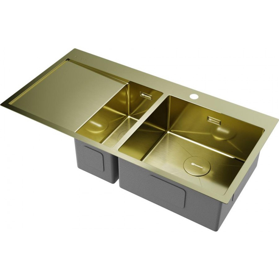 Кухонная мойка Omoikiri Akisame 100-2-LG-R (4993090)