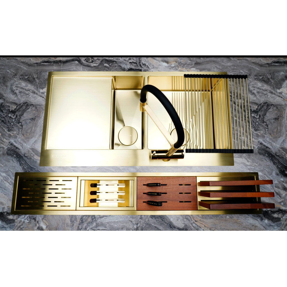Кухонная мойка Omoikiri Akisame 100-2-LG-R (4993090)