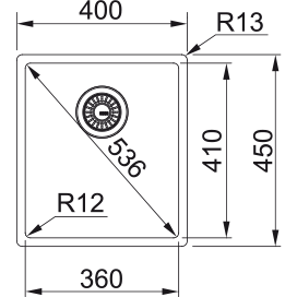 ����� Franke BOX BXX 210-36 127.0678.818
