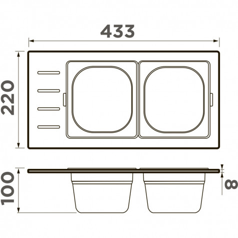 ��������� Omoikiri DC-02-2-LG ������� ������