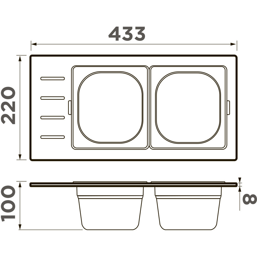 ��������� Omoikiri DC-02-2-LG ������� ������