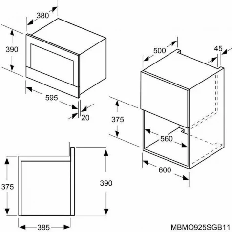 ������������� ���� MAUNFELD MBMO925SGB11