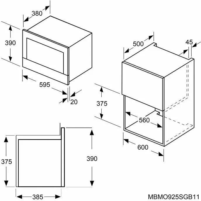 ������������� ���� MAUNFELD MBMO925SGB11