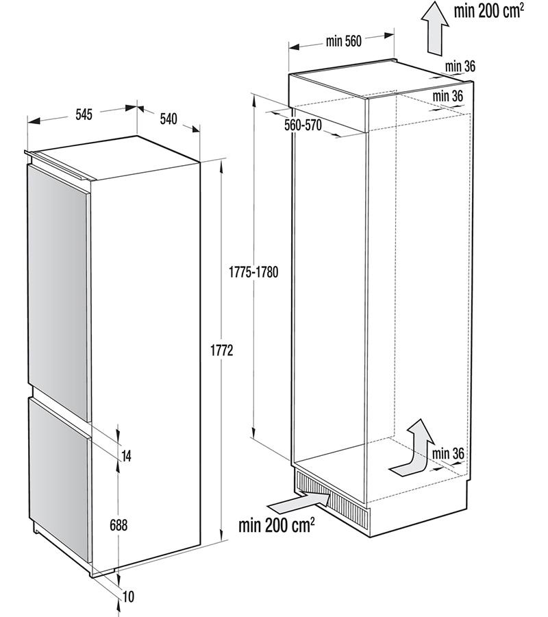 ������������ ������������ ����������� Gorenje NRKI2181E1